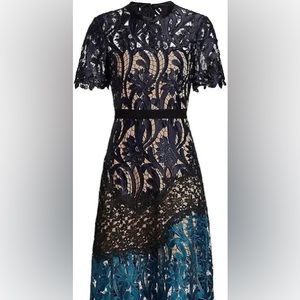 Self Portrait Midi Dress